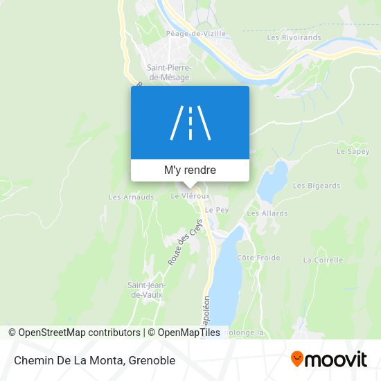Chemin De La Monta plan