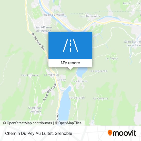 Chemin Du Pey Au Luitet plan