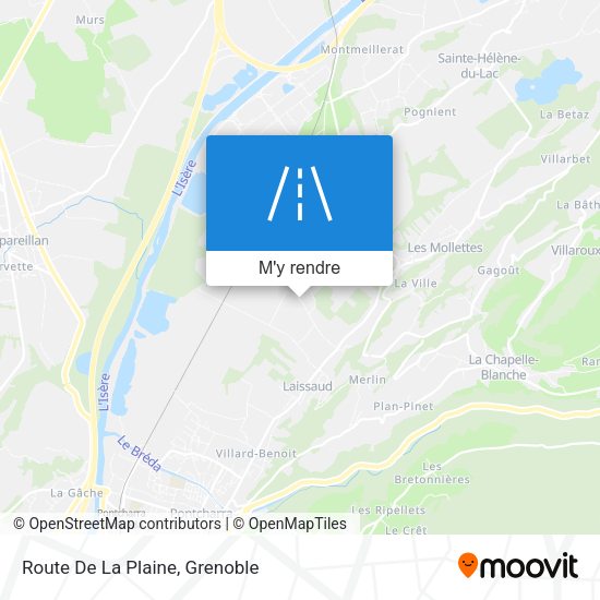 Route De La Plaine plan