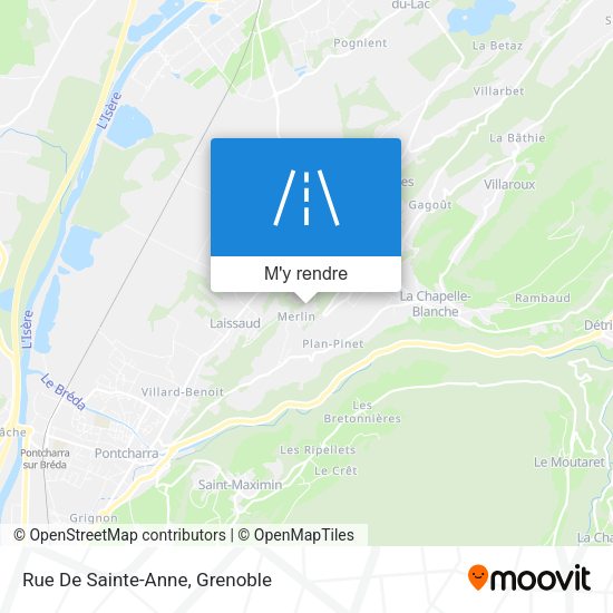 Rue De Sainte-Anne plan