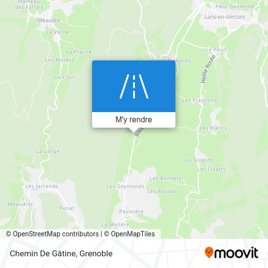 Chemin De Gâtine plan
