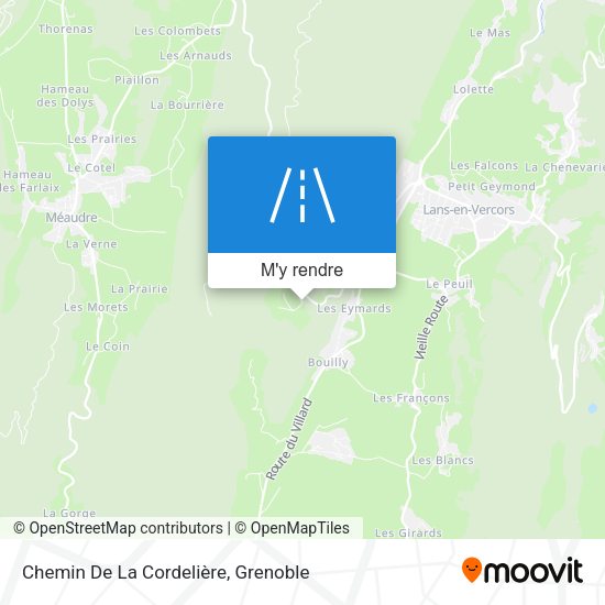 Chemin De La Cordelière plan