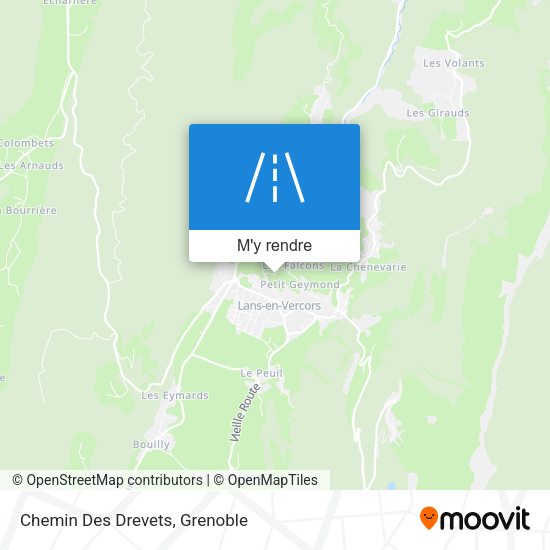 Chemin Des Drevets plan