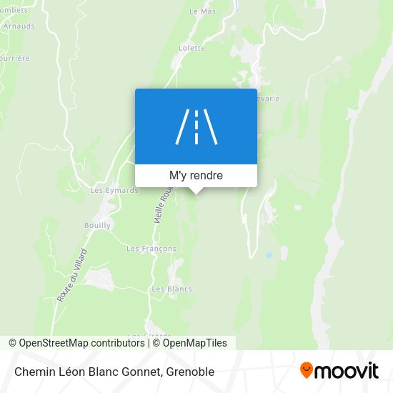Chemin Léon Blanc Gonnet plan