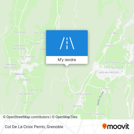 Col De La Croix Perrin plan