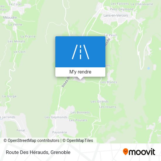 Route Des Hérauds plan