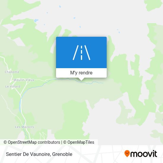 Sentier De Vaunoire plan