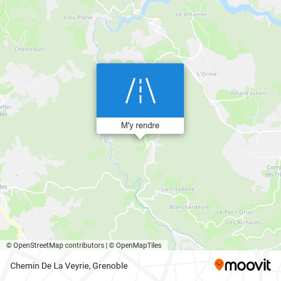 Chemin De La Veyrie plan