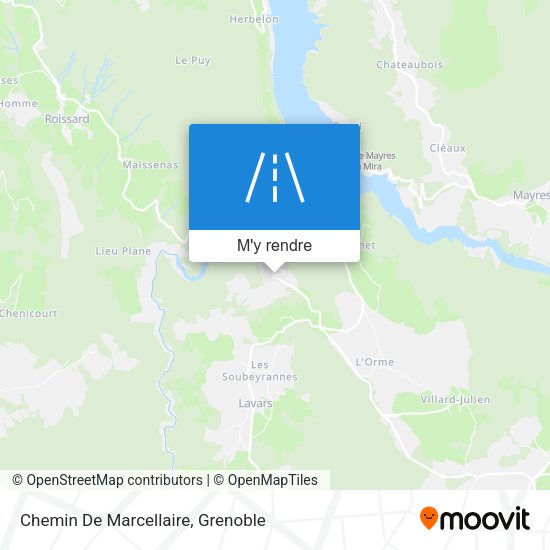 Chemin De Marcellaire plan