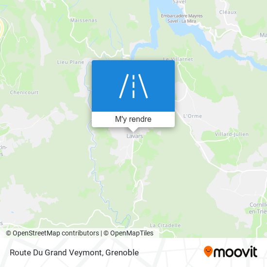 Route Du Grand Veymont plan
