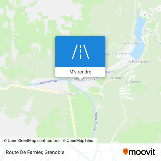 Route De Farnier plan