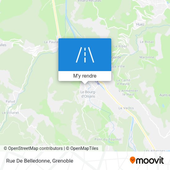 Rue De Belledonne plan