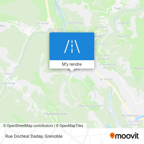 Rue Docteur Daday plan