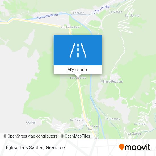 Église Des Sables plan