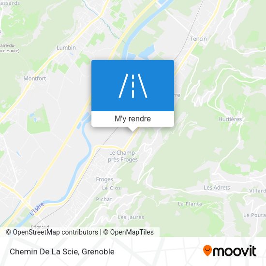 Chemin De La Scie plan