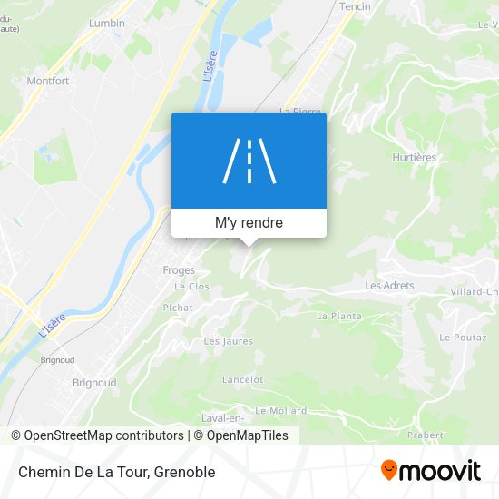 Chemin De La Tour plan