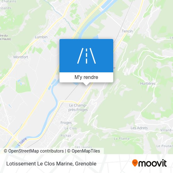Lotissement Le Clos Marine plan