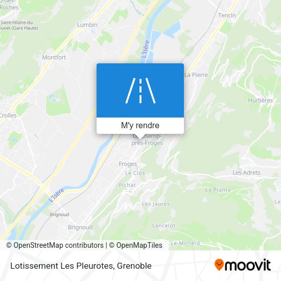 Lotissement Les Pleurotes plan
