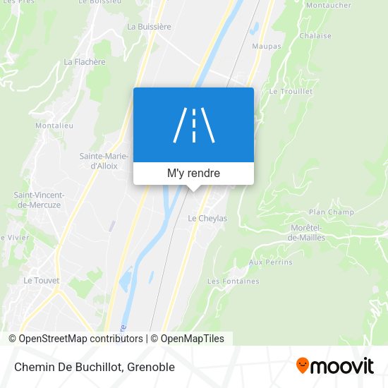 Chemin De Buchillot plan