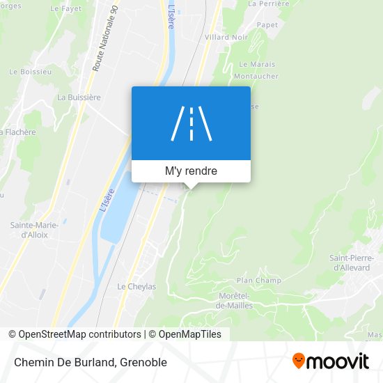 Chemin De Burland plan