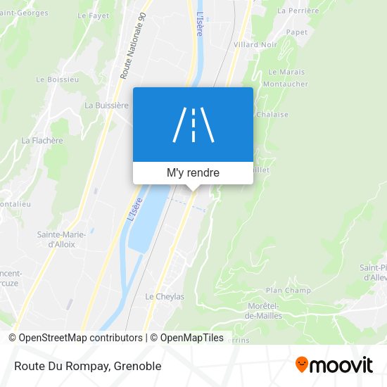 Route Du Rompay plan