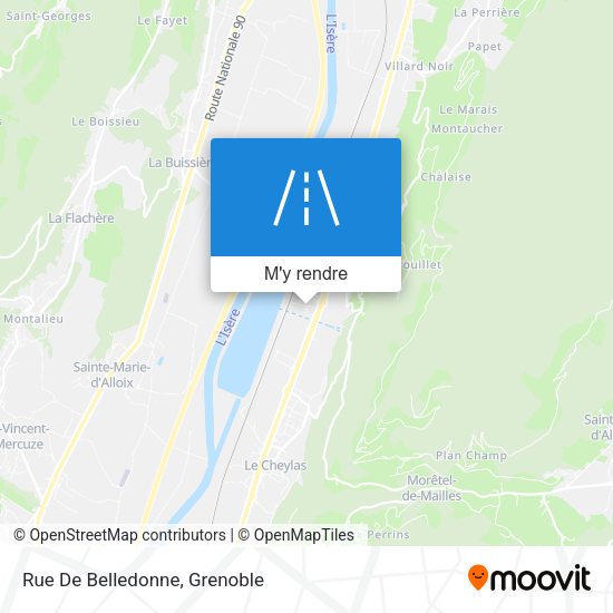Rue De Belledonne plan