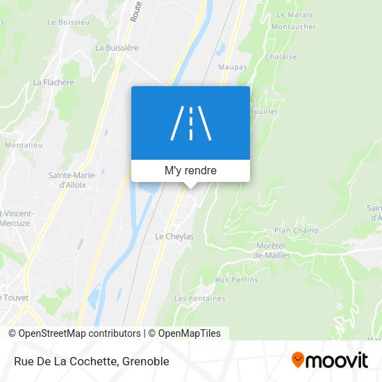 Rue De La Cochette plan