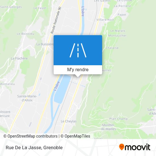 Rue De La Jasse plan