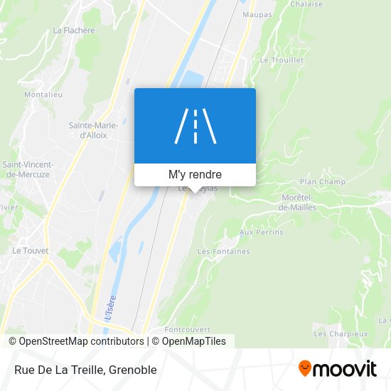 Rue De La Treille plan