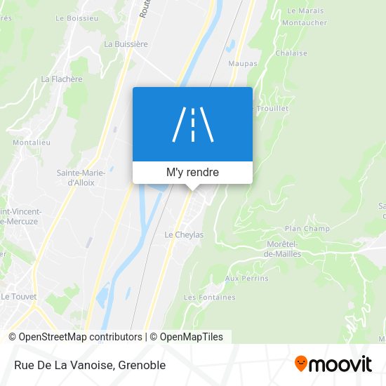 Rue De La Vanoise plan
