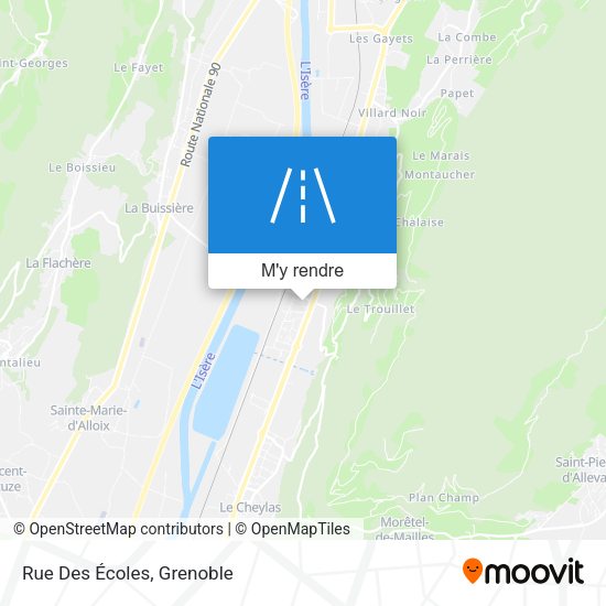 Rue Des Écoles plan