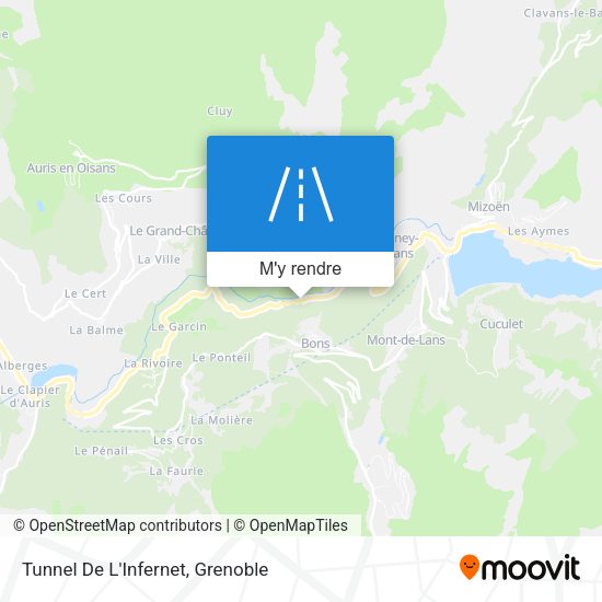 Tunnel De L'Infernet plan