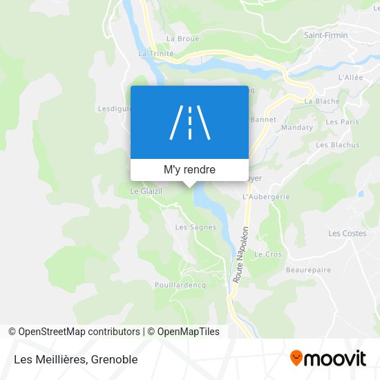 Les Meillières plan