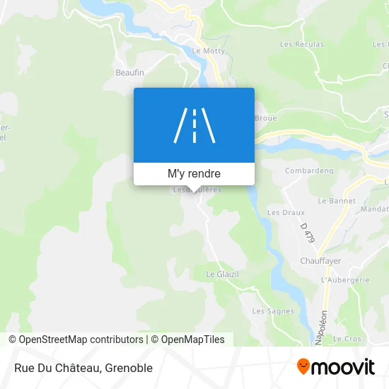 Rue Du Château plan