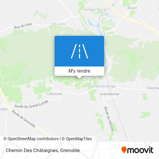 Chemin Des Châtaignes plan