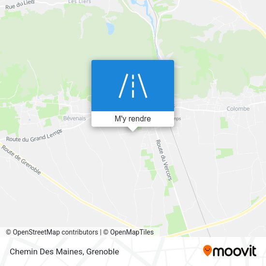 Chemin Des Maines plan
