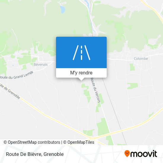 Route De Bièvre plan