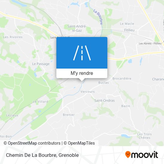 Chemin De La Bourbre plan