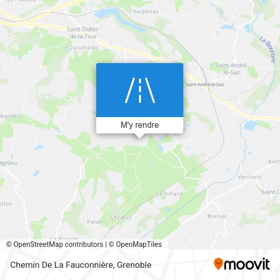 Chemin De La Fauconnière plan
