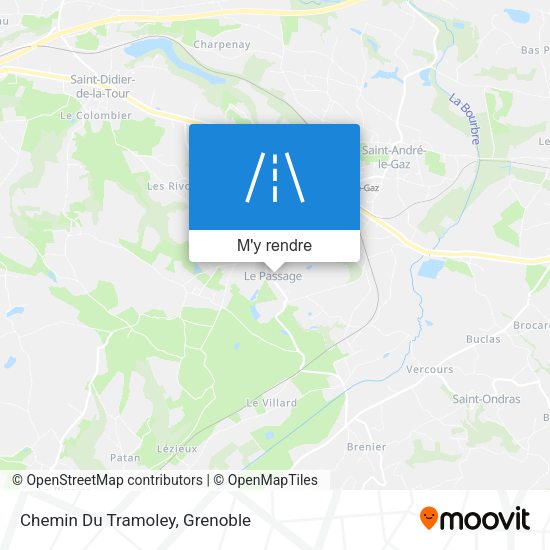 Chemin Du Tramoley plan