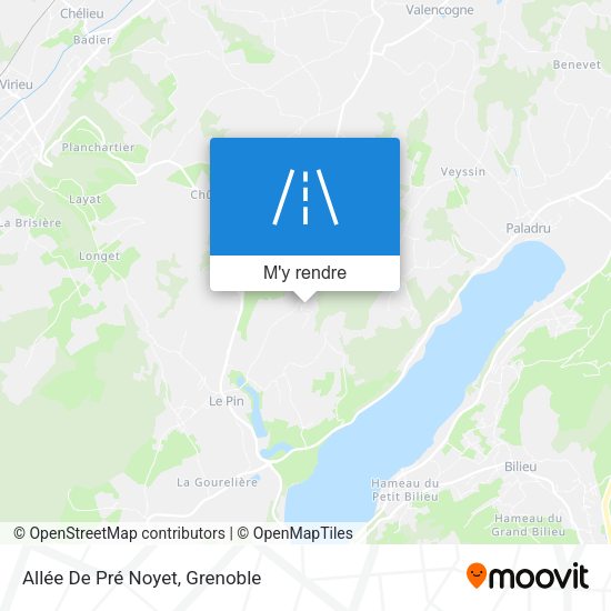 Allée De Pré Noyet plan