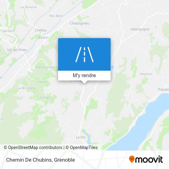 Chemin De Chubins plan