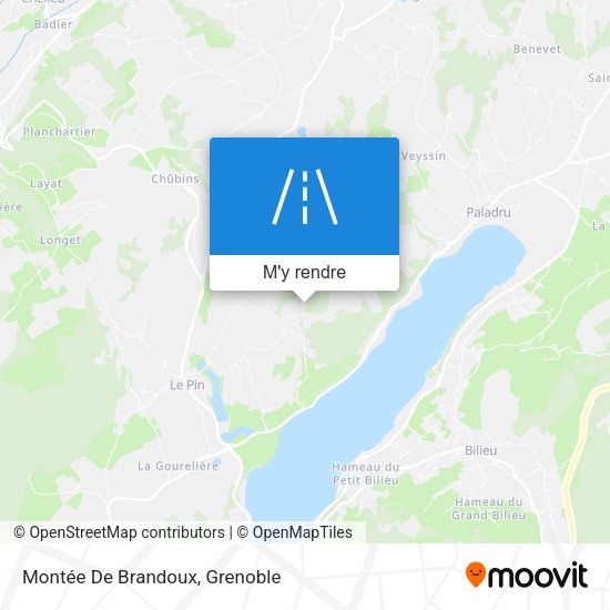 Montée De Brandoux plan