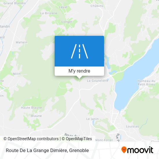 Route De La Grange Dimière plan
