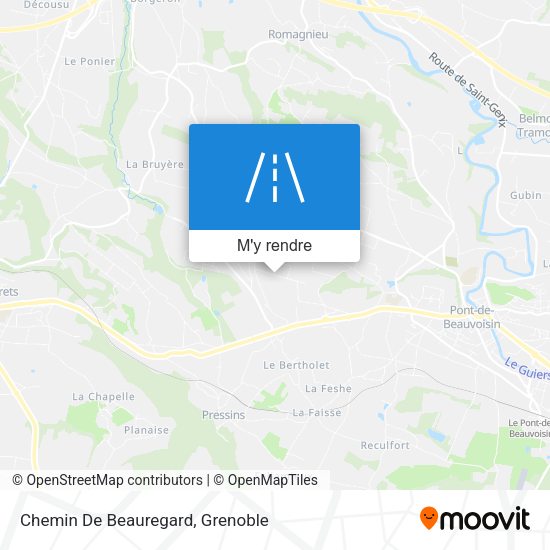 Chemin De Beauregard plan