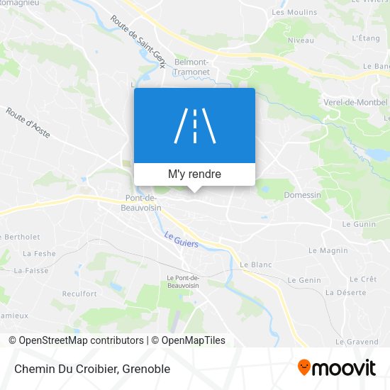Chemin Du Croibier plan