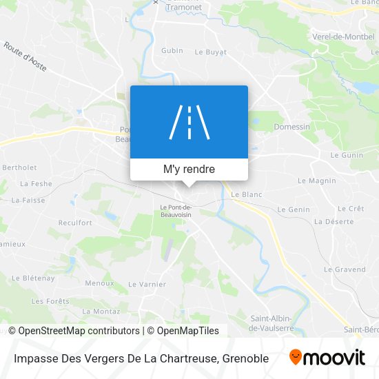 Impasse Des Vergers De La Chartreuse plan