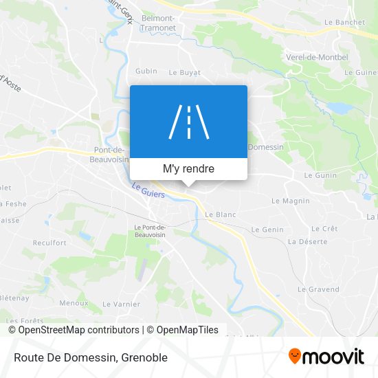 Route De Domessin plan