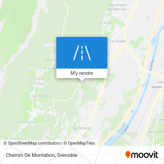 Chemin De Montabon plan