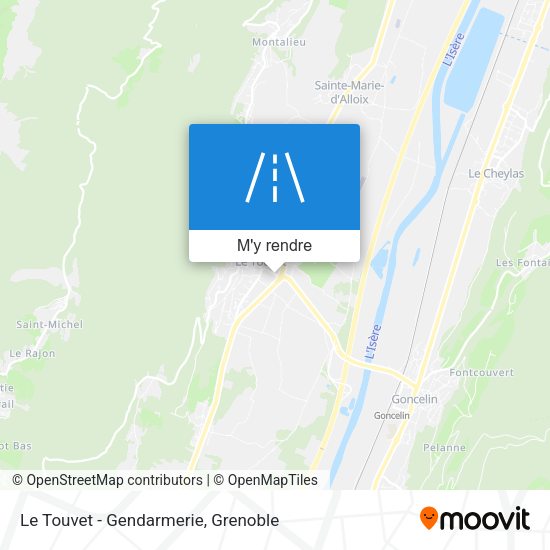 Le Touvet - Gendarmerie plan